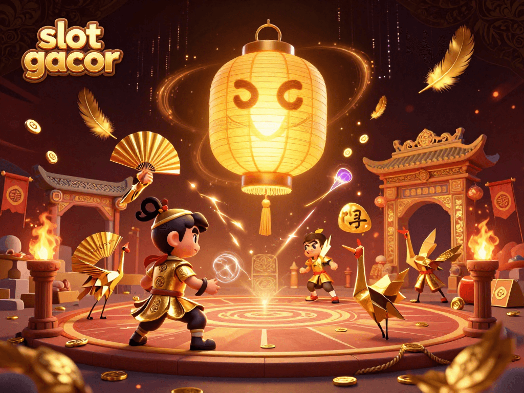 Slot gacor menghadirkan suasana pesta kasino penuh warna dengan simbol keberuntungan dan petualangan.