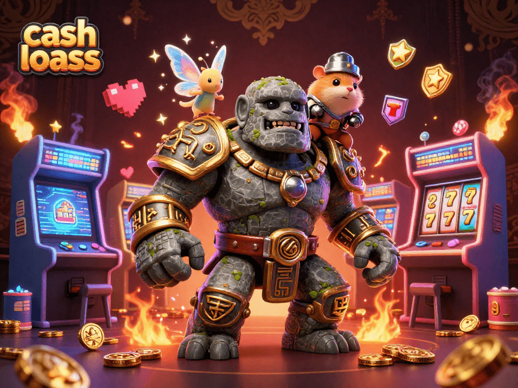 Engage with cash loans at the casino as a golem guardian and fairy spark magic together.