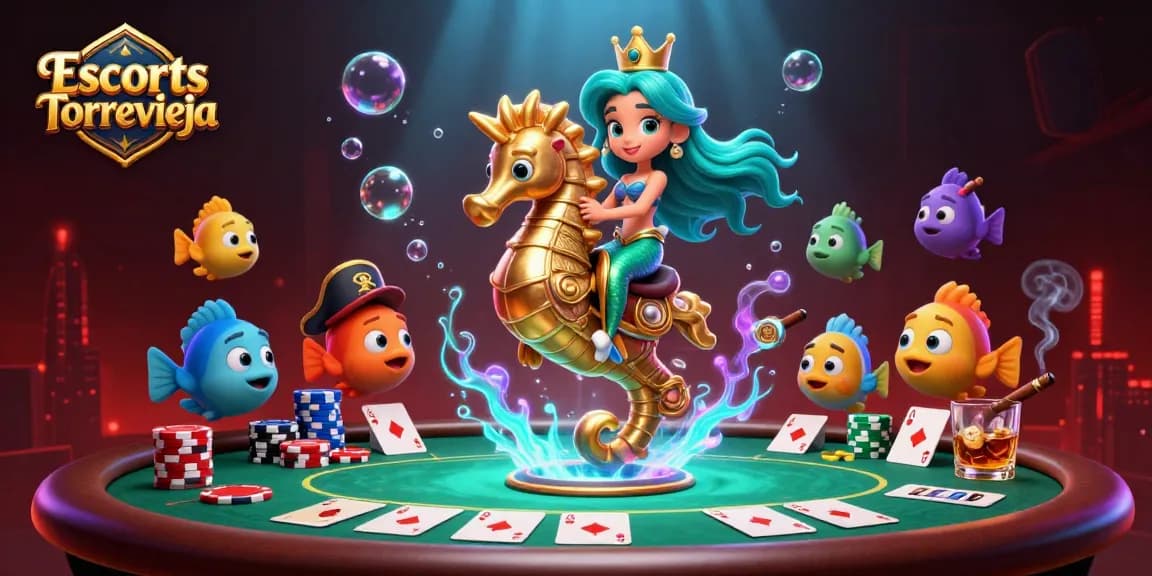 Engage in thrilling gambling with Escorts Torrevieja featured in a vibrant, action-packed illustration.