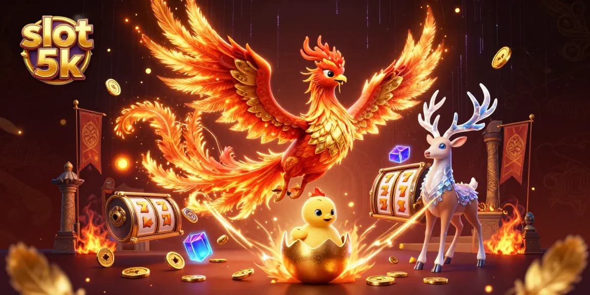 Experience thrilling slot 5k gameplay with vibrant 3D characters and immersive casino elements.