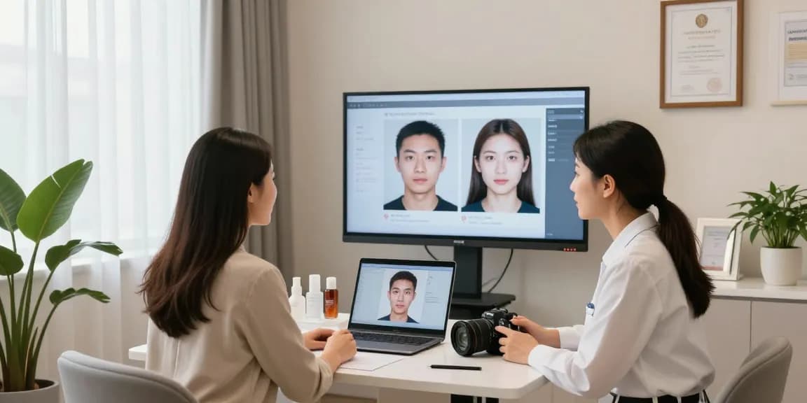 ClinicEvo cheaper than QOVES showcased in a personalized consultation scene