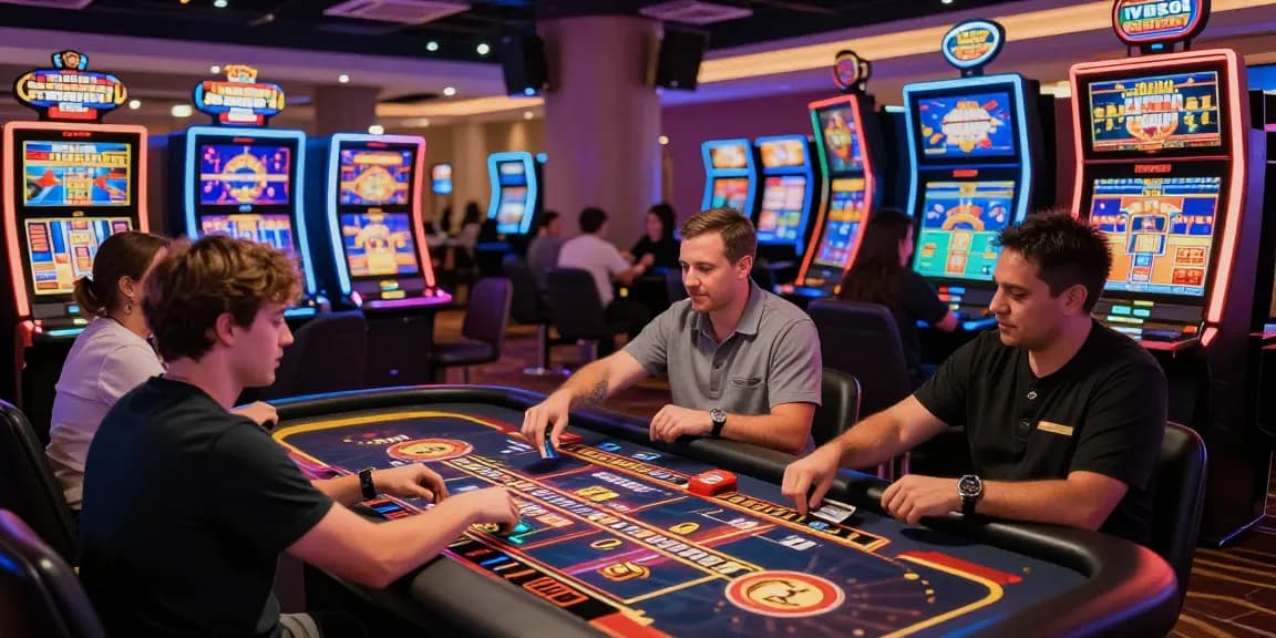 Players at vibrant credit card casinos enjoying games while using their cards, featuring https://bhma.org.uk for secure deposits and entertainment.