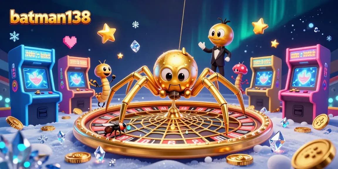 Experience batman138's thrilling gaming world with vibrant casino elements and engaging characters!