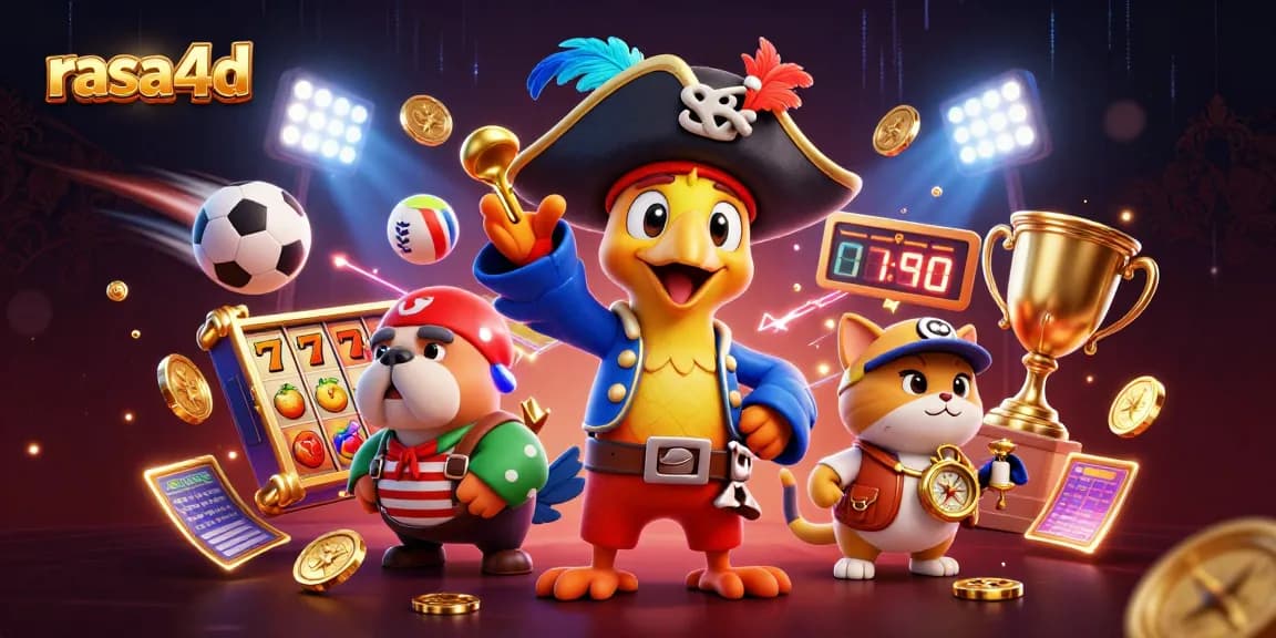 Rasakan momen seru di rasa4d dengan slot reels dan karakter petualang bermain.
