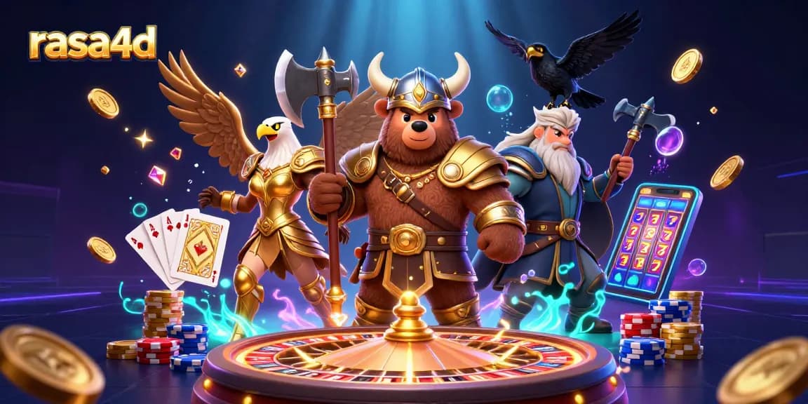 Rasakan keseruan bermain di kasino dengan rasa4d, sambil berburu kemenangan dari slot dan roulette.