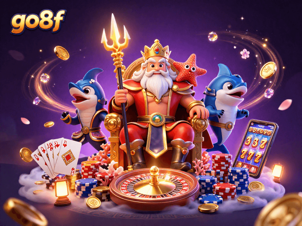 Experience the thrills of go8f with vibrant slot machines and games in a captivating casino fantasy.