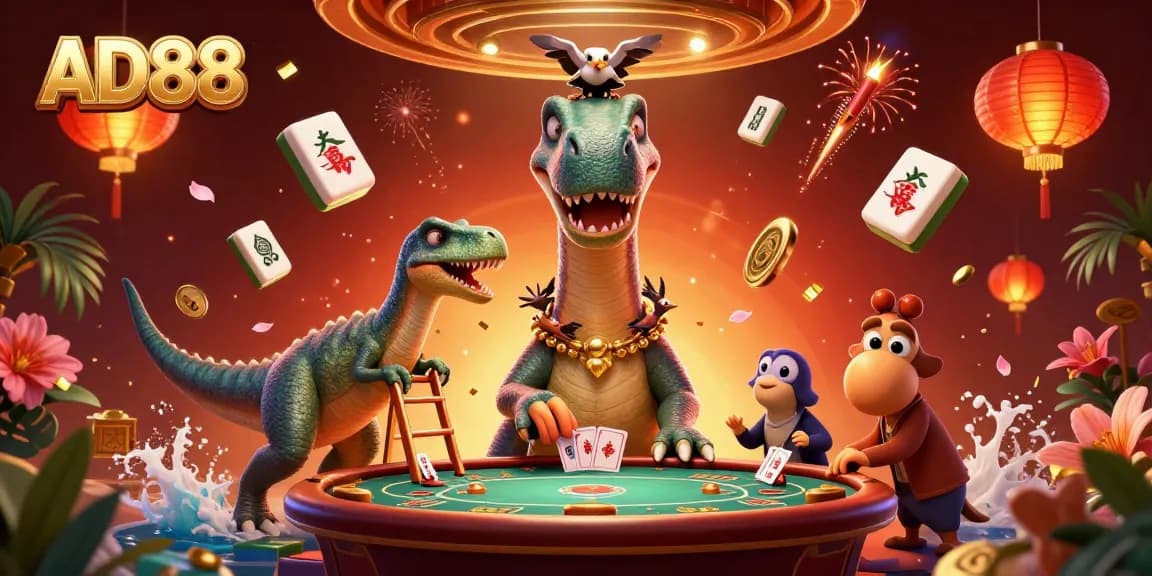 Engage with the thrilling world of AD88's casino games featuring stunning visuals and dynamic elements.