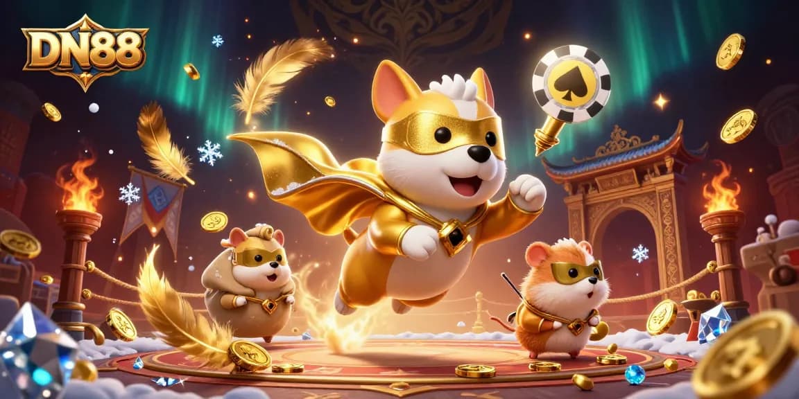 Experience winning with DN88 at an exciting superhero-themed casino.