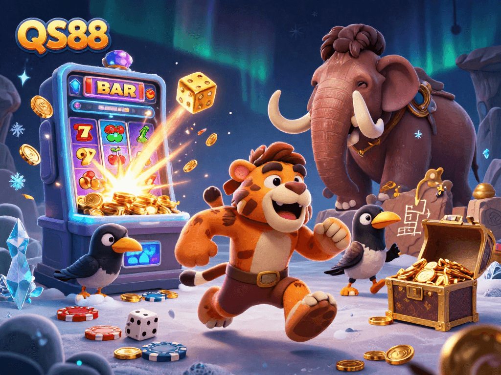 Engage in exciting gambling action at QS88 with dynamic slots and vibrant casino elements.