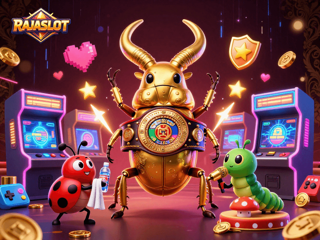 Menangkan jackpot di RAJASLOT dengan simbol keberuntungan dan permainan slot yang seru.
