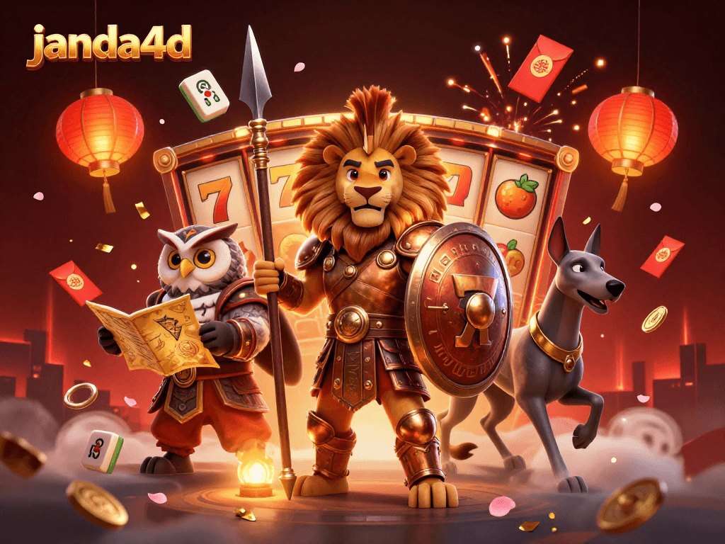 Janda4d menawarkan pengalaman permainan slot seru dengan karakter menarik dan simbol keberuntungan yang menyenangkan.