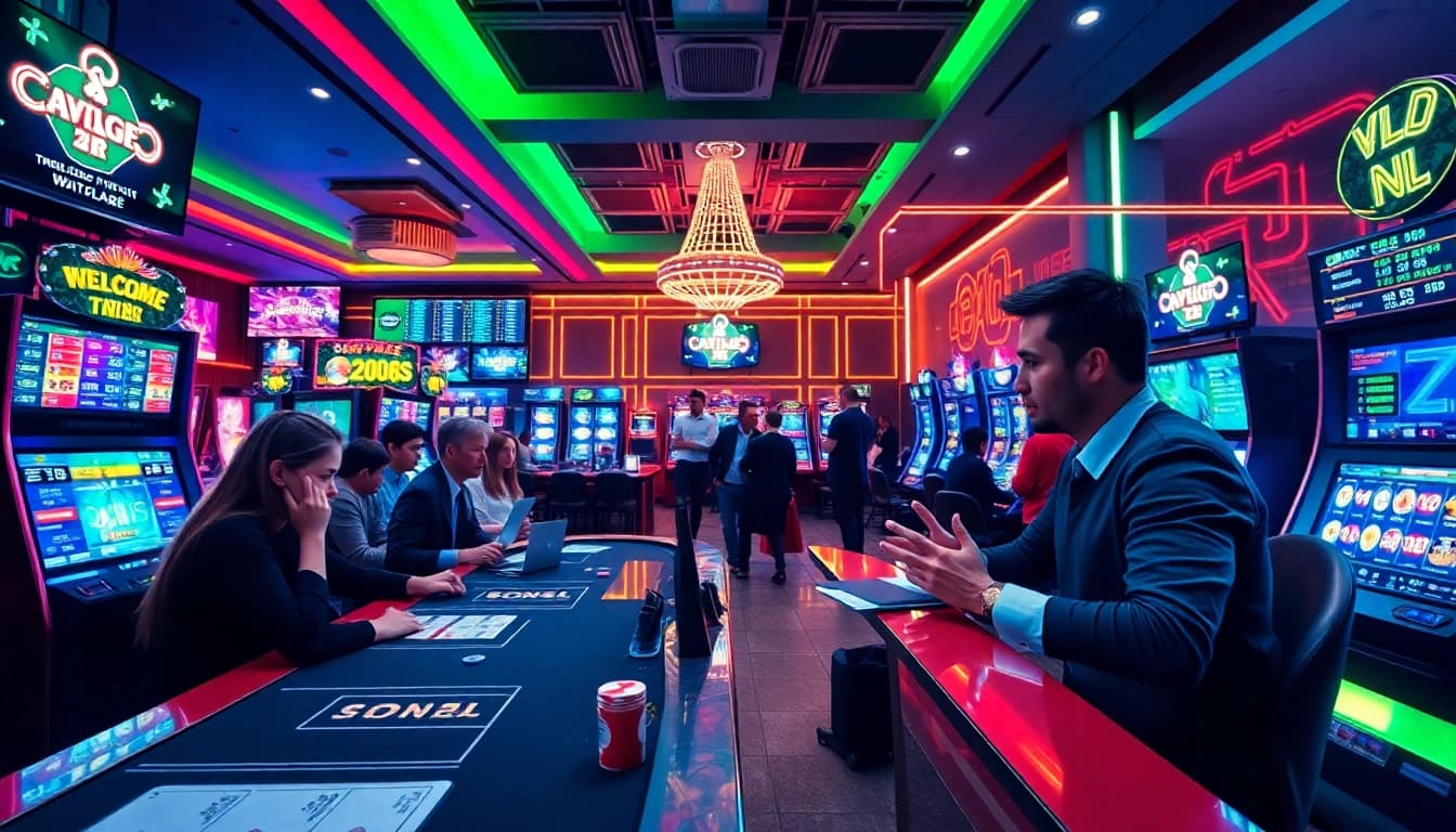 Exciting online gaming experience at stimmgewitter.org with vibrant casino atmosphere and engaging players.