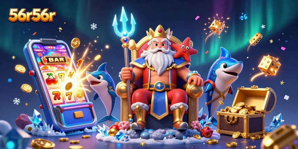 Experience thrilling wins with 56r56r in this vibrant casino adventure featuring Neptune.