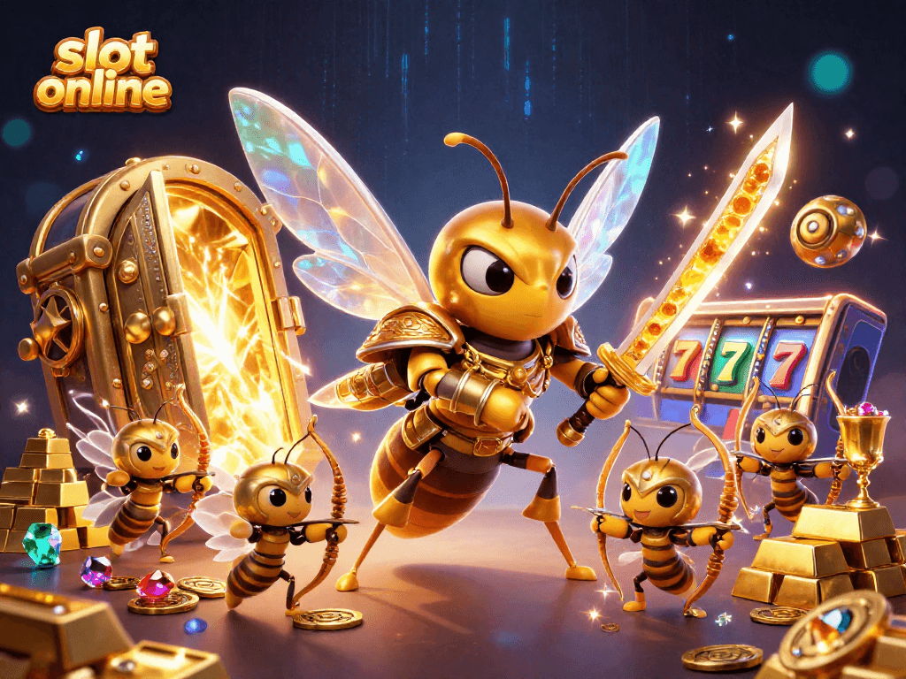 Experience thrilling slot online action with dynamic 3D visuals and vibrant casino elements.