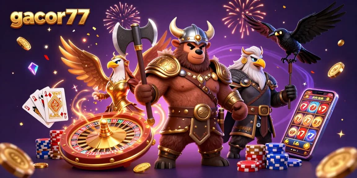 Berpartisipasi dalam permainan gacor77 untuk meraih jackpot besar dengan pengalaman perjudian yang memukau.