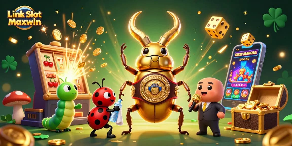 Menangkan jackpot dengan Link Slot Maxwin dan saksikan kebahagiaan karakter 3D penuh warna.