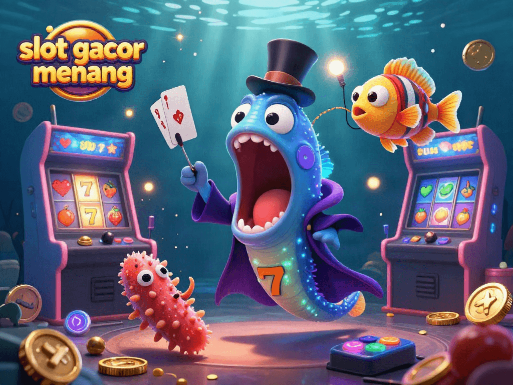 Experience the thrill of slot gacor gampang menang with vibrant characters and immersive casino-themed visuals.