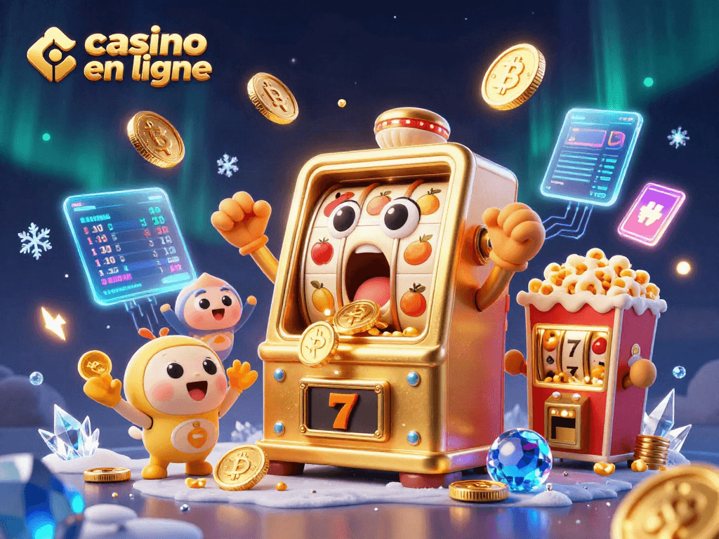 Jouer aux machines à sous sur un casino en ligne avec des jackpots éclatants et des récompenses joyeuses.
