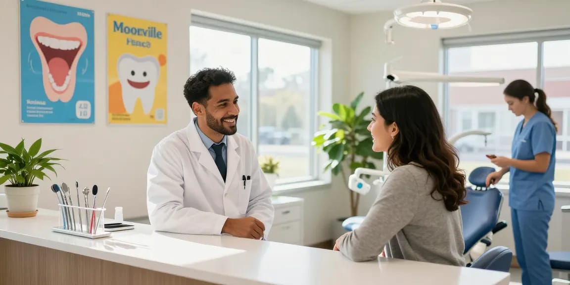 Welcoming dentist Mooresville nc office with friendly staff and bright atmosphere.