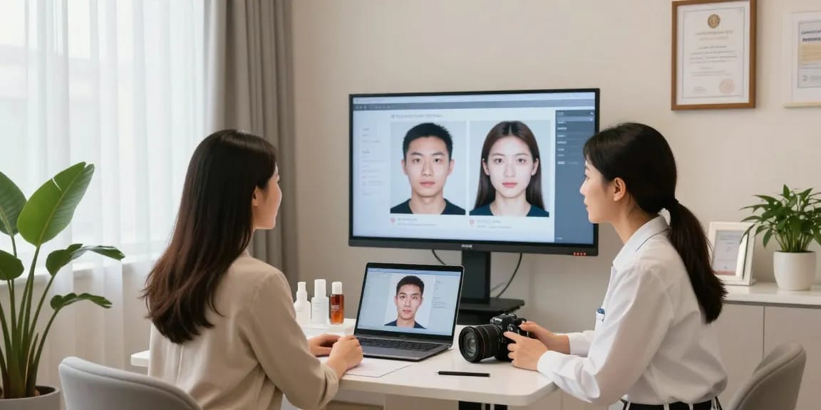 ClinicEvo cheaper than QOVES showcased in a personalized consultation scene