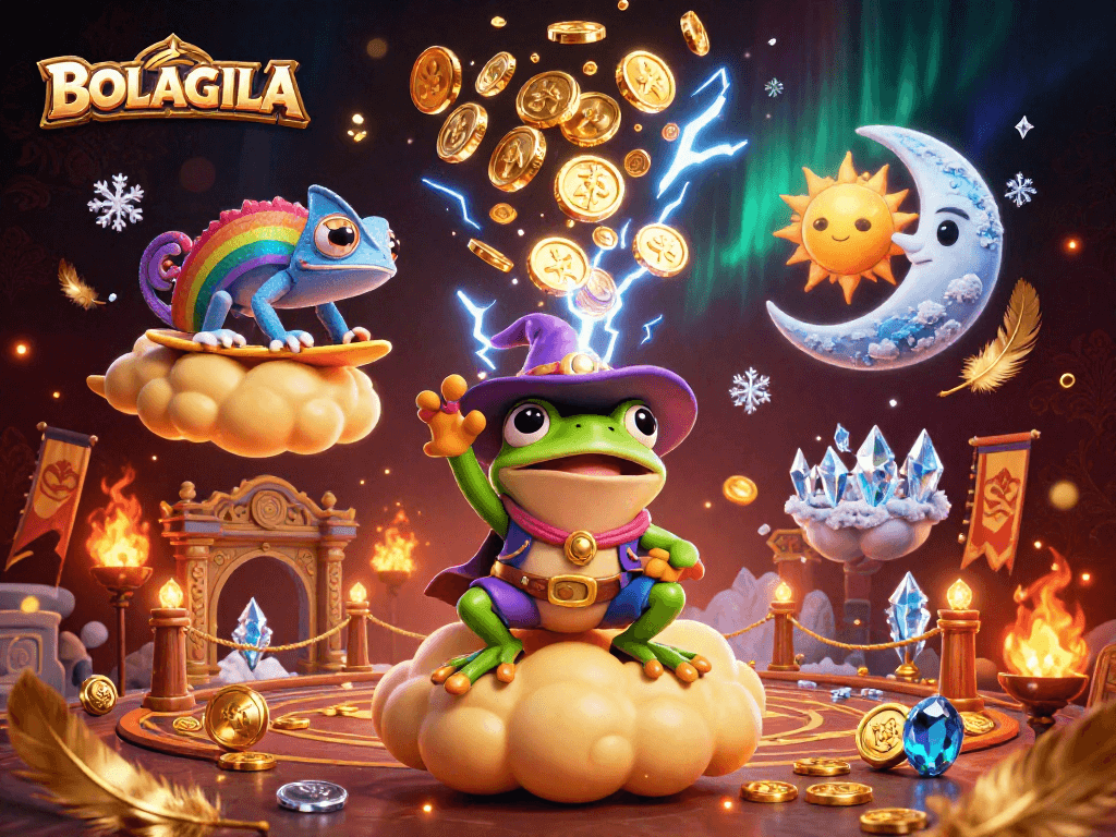 BOLAGILA features a vibrant 3D illustration with characters that evoke winning moments and excitement in online casino gaming.