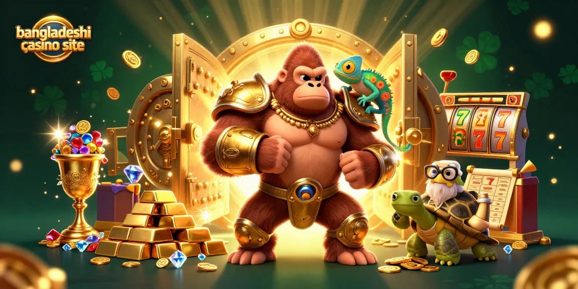 Join the excitement of bangladeshi casino site with thrilling gaming characters and vibrant treasure.