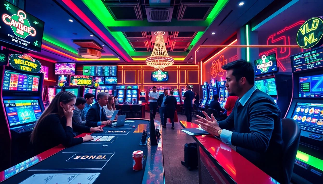 Exciting online gaming experience at stimmgewitter.org with vibrant casino atmosphere and engaging players.