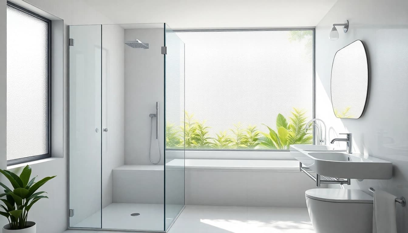 Experience the luxury of sunny shower USA in a modern bathroom setting, showcasing elegance and comfort.