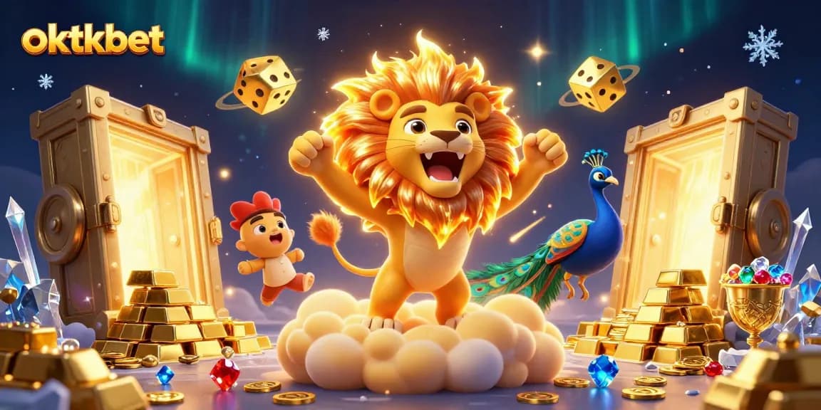 Win big at oktkbet with vibrant 3D casino elements showcasing thrilling gameplay.