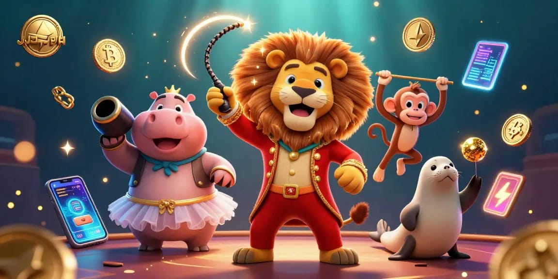 Explore unique gaming strategies through JJJPH's vibrant circus-themed illustration.
