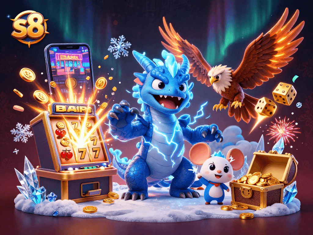 Experience thrilling slots and promotions at s8 with a vibrant 3D casino atmosphere.