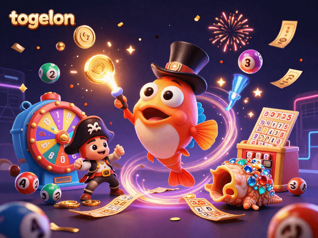 Experience togelon excitement with dynamic lottery elements and vivid characters.