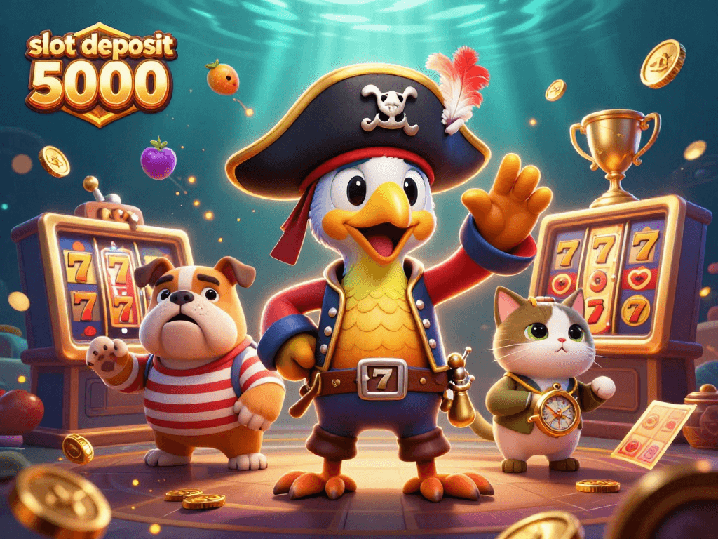 Experience the thrill of slot deposit 5000 with engaging characters and dynamic casino elements