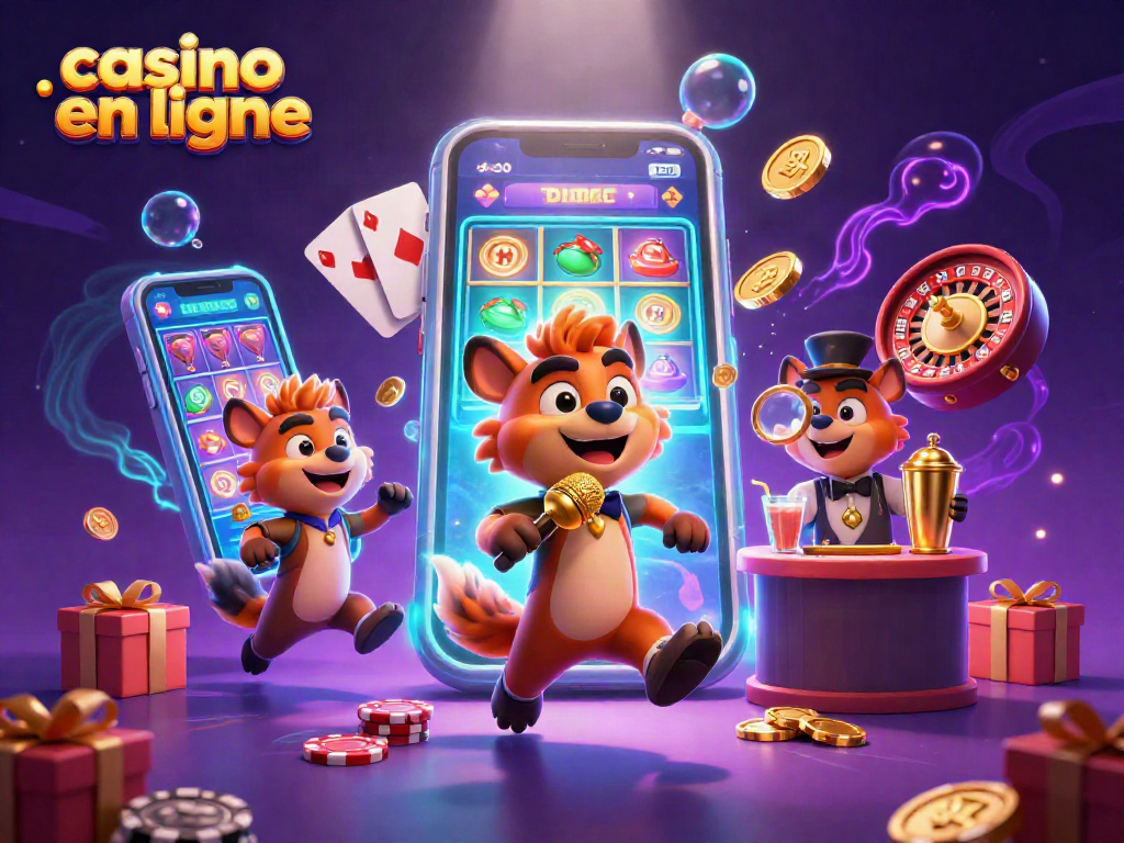 Plongez dans l'univers des jeux avec ce casino en ligne représenté par des hyènes dans un club comique.