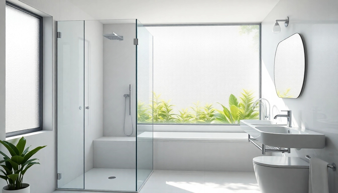 Experience the luxury of sunny shower USA in a modern bathroom setting, showcasing elegance and comfort.