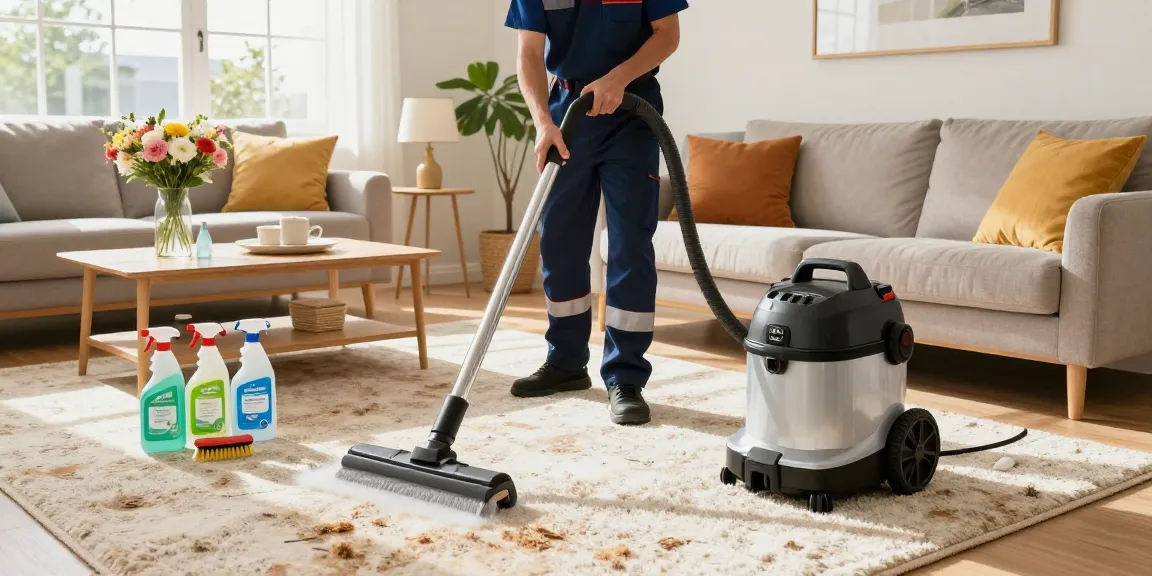 Expert carpet cleaning in Buffalo NY, showcasing technician revitalizing home carpets with eco-friendly methods.