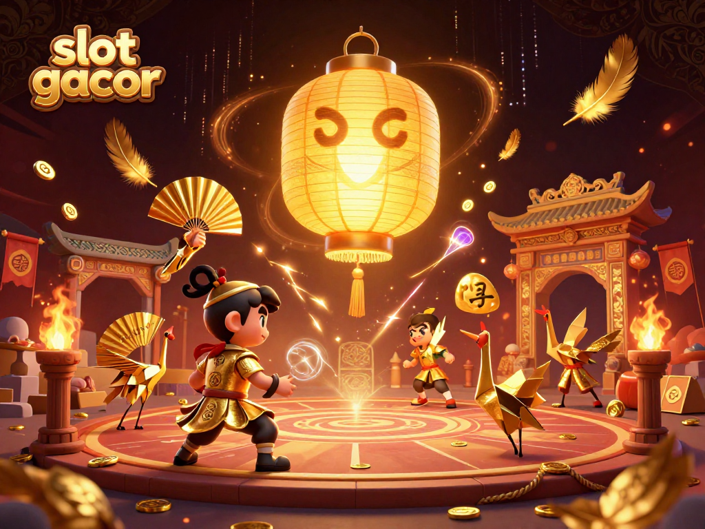 Slot gacor menghadirkan suasana pesta kasino penuh warna dengan simbol keberuntungan dan petualangan.