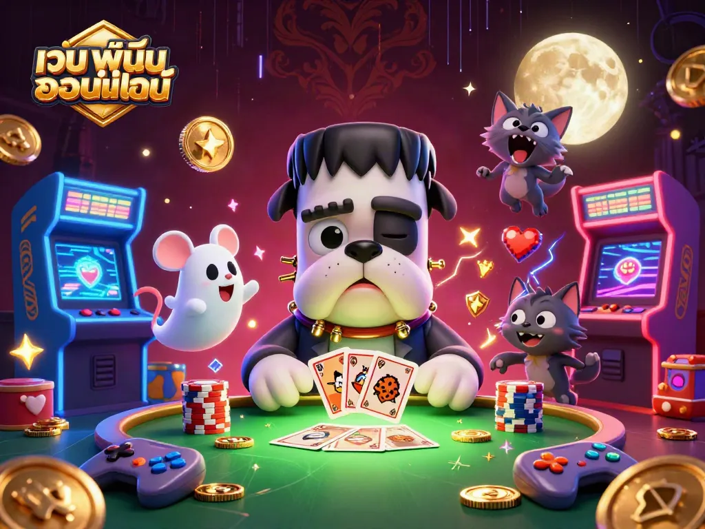 การเล่นเกมส์คาสิโน เว็บพนันออนไลน์ ที่น่าตื่นเต้นโดยฝูงคาแรคเตอร์ตลก