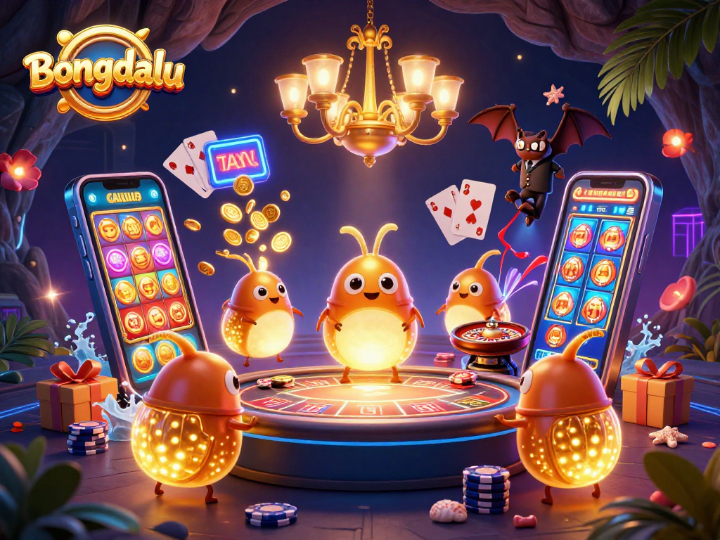 Bongdalu offers vibrant casino entertainment with glowing characters and games exploding with excitement.