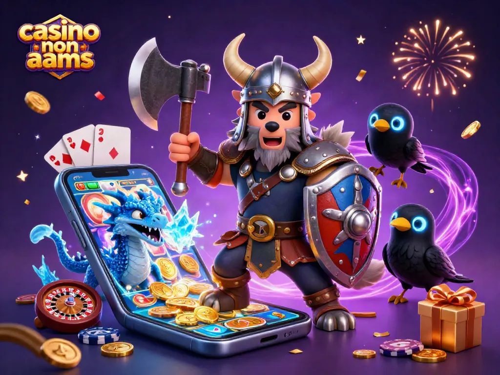 I giochi nel casino non AAMS prendono vita con un guerriero vichingo e un piccolo drago in un mondo fantastico