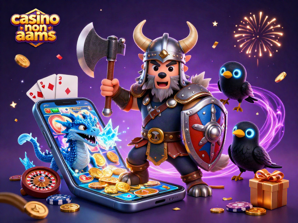I giochi nel casino non AAMS prendono vita con un guerriero vichingo e un piccolo drago in un mondo fantastico