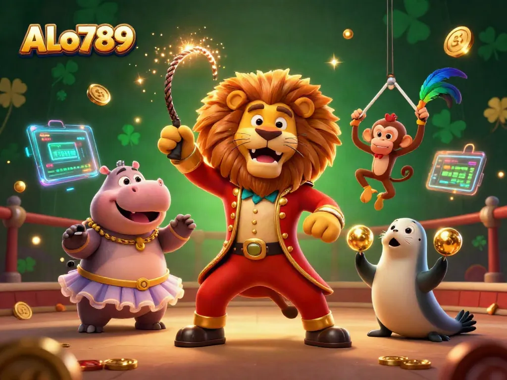 Experience the thrilling world of ALo789 cockfighting with vibrant, dynamic characters and gambling elements.