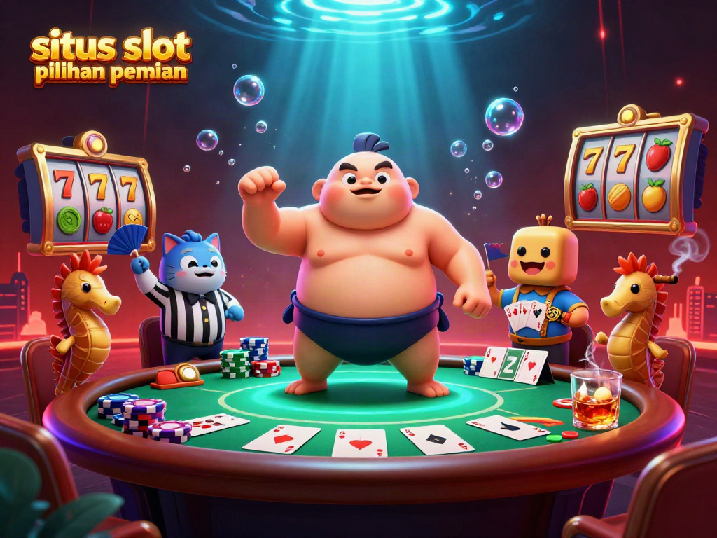 Pemain menyusun strategi di situs slot pilihan pemain dengan simbol jackpot dan elemen permainan yang menarik.