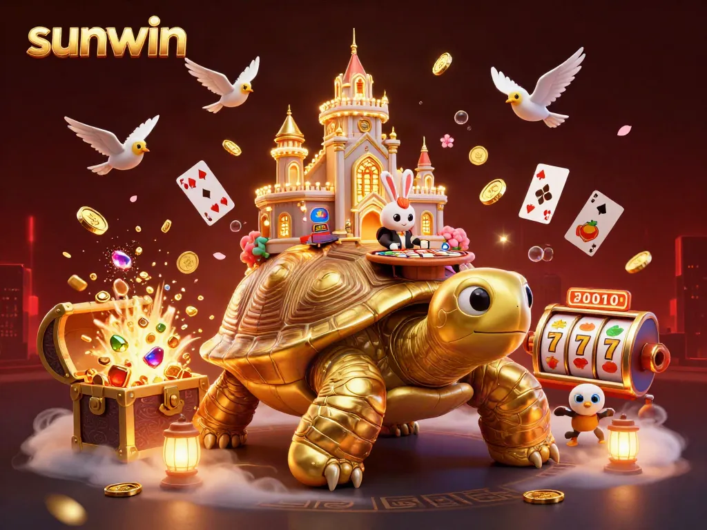 Engage in winning strategies at Sunwin with a dynamic casino scene featuring rich visuals.