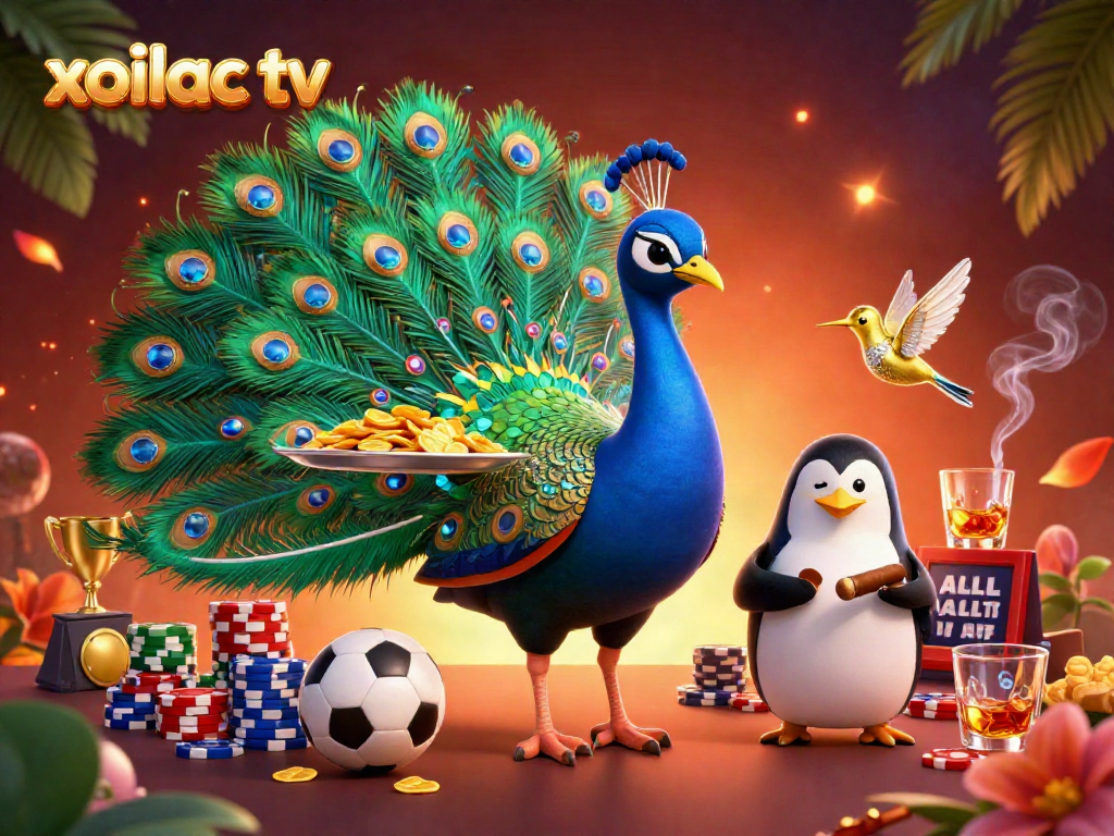 Betting with Xoilac TV: Enjoying football games with vibrant visuals and casino elements.