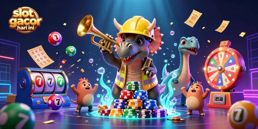 Spin big with slot gacor hari ini in an energetic casino-themed celebration!