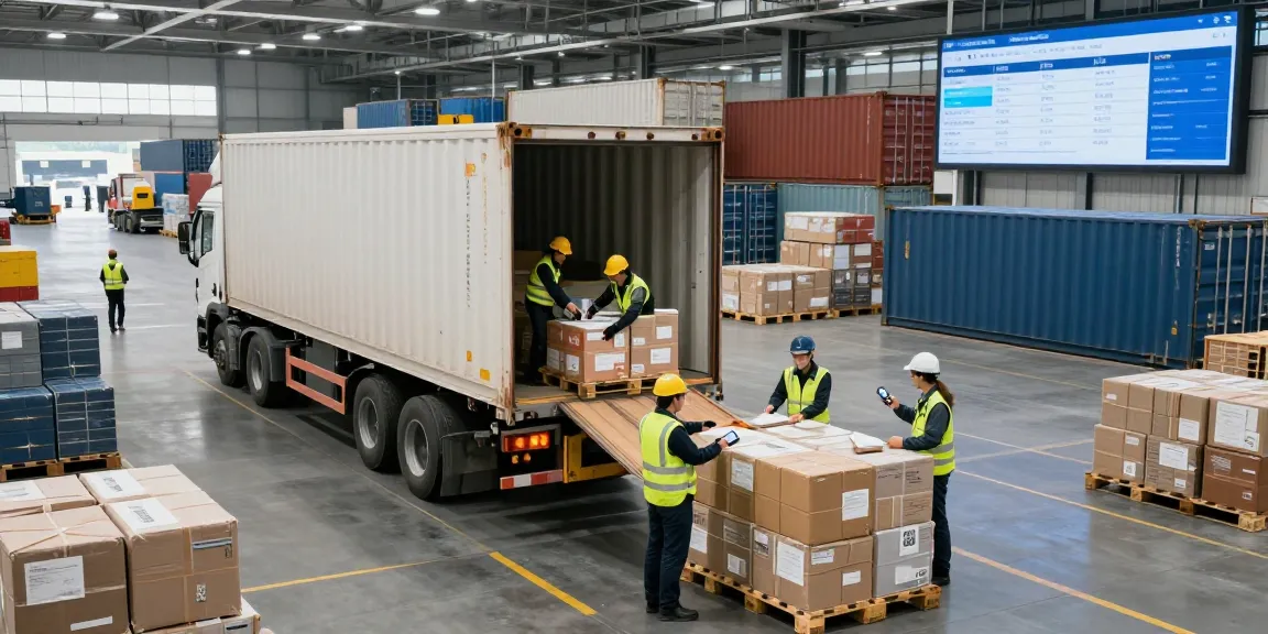 Internationaler Transport Dortmund - Ladungstransport und effiziente Logistikprozesse im modernen Lager.