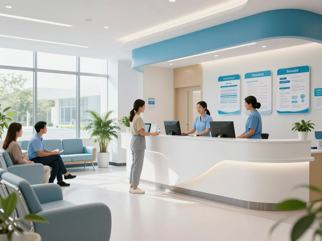 slot7000 healthcare services in a modern medical clinic providing patient care.
