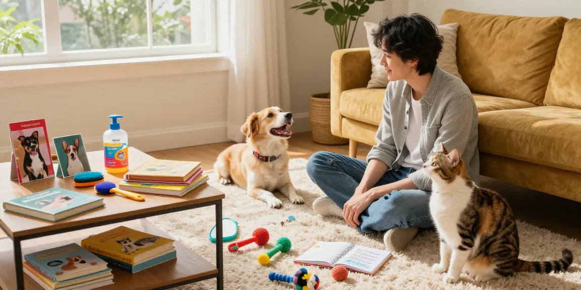 Warm and inviting pet sharing scene featuring rokok88 community tips and care stories.