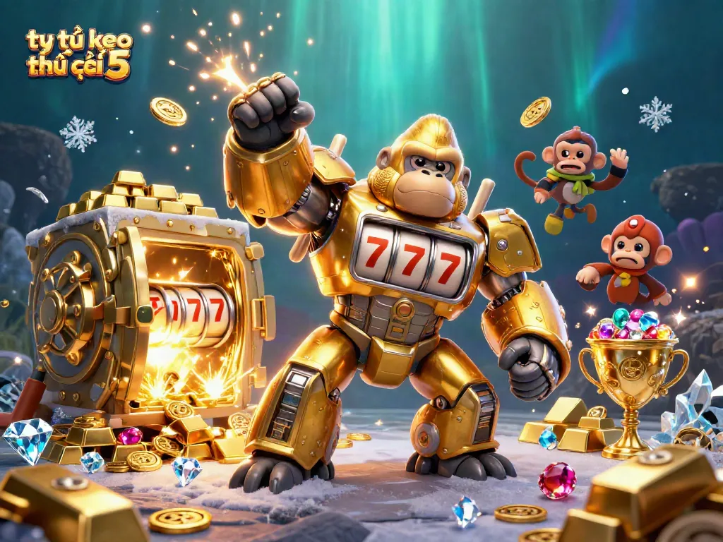 Experience the thrilling action of tỷ lệ kèo nhà cái 5 with this dynamic 3D digital illustration.